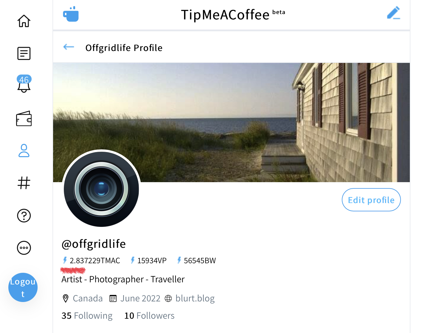 earn-tmac-blurt-steem-hive-tron-etc-sharing-your-blog-links-on-tipmeacoffee-blurt